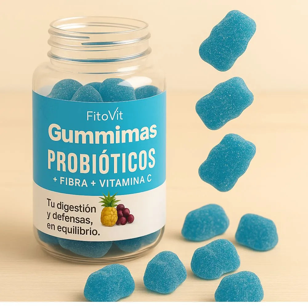 Probióticos Fitovit - ¡Transforma tu Digestión en 30 Días! Gomitas Deliciosas x60