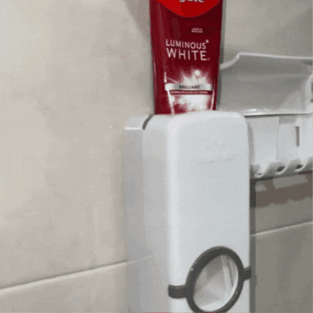 Dispensador y Dosificador de Crema Dental 2x1