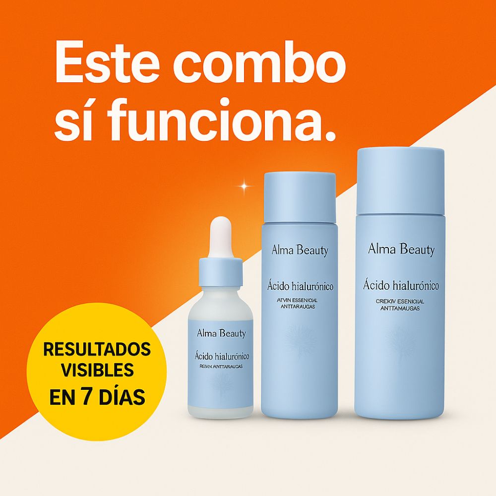 COMBO ÁCIDO HIALURÓNICO ALMA BEAUTY X3